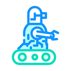 robot technology color icon vector. robot technology sign. isolated symbol illustration