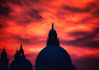 SUNSET IN VENICE