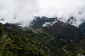 Obraz premium clouds over the mountains