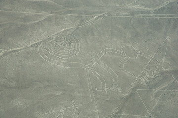 Aerial views of the Nazca Lines, Nazca Peru