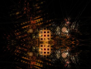 Imaginatory fractal abstract background Image