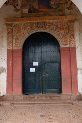 Fototapeta premium entrance to the church
