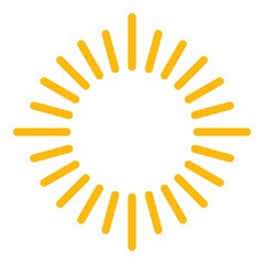 Firework decorative icon. Outline firework decorative vector icon color flat isolated