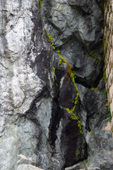 rock in the mountains