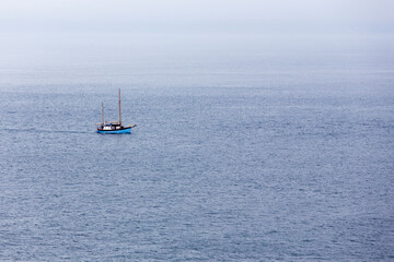 A view of sailing boat