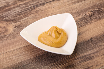 Peanut butter in the bowl