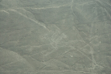 Views of Nasca lines from the air