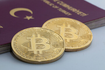 Republic of Turkey passport and crypto currency, crypto money