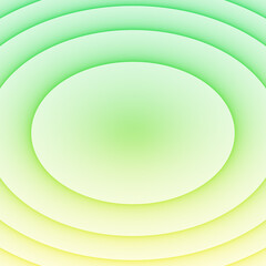 Abstract rippled circle background. content area. 3d rendering.
