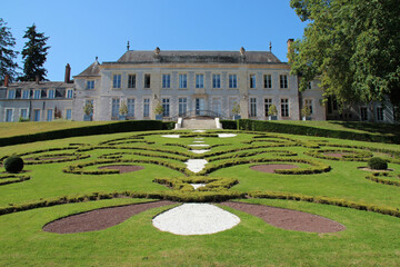 mansion in a garden in orléans (france) 
