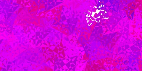 Dark red vector template with triangle shapes.