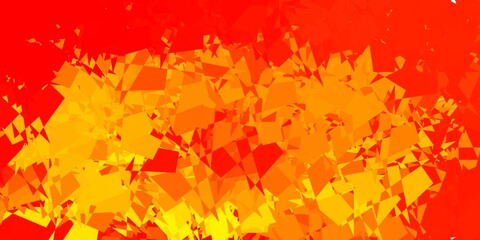 Obraz na płótnie Canvas Light orange vector background with random forms.