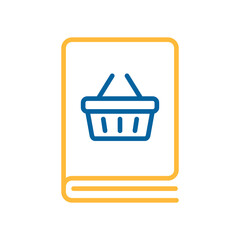 Catalog product vector flat icon