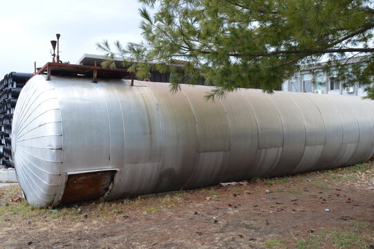 oil tank in the factory