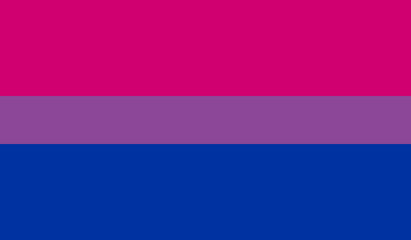 Bisexuality Flag. Symbol of the Bisexual Community.