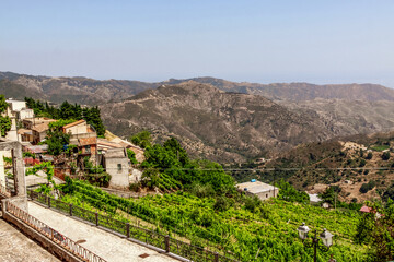 Obraz premium The village of Bova in the Province of Reggio Calabria, Italy.