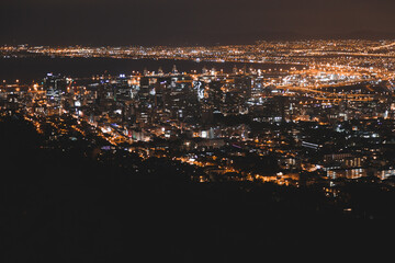 Naklejka premium City on the night