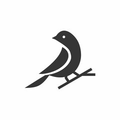 bird logo, finch bird logo vector