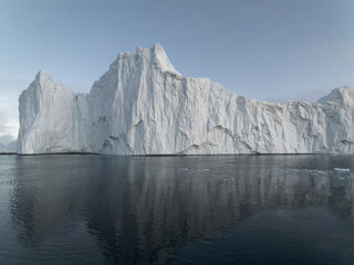 Fototapeta na wymiar Arctic Icebergs on North Pole of to World