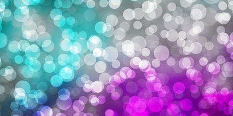 Light Pink, Blue vector backdrop with dots.