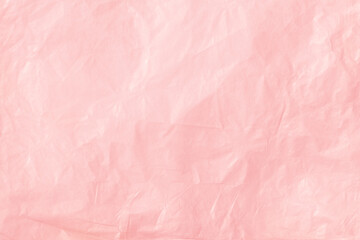 Pink Crumpled kraft paper or cardboard texture for background