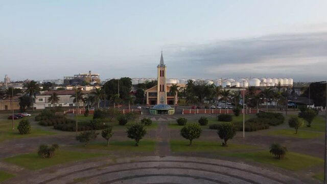 panorama of the town patroness of Paran&aacute; 
Our Mrs. Rocio