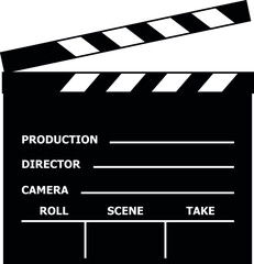Movie Clip Board Graphic