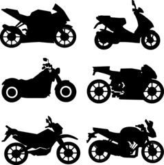 Motorbike Silhouette Pack