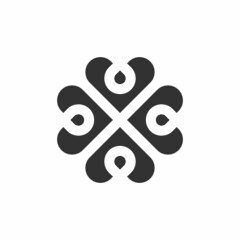 Element Abstract Ornament Logo Design floral