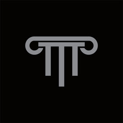 creative simple logo design attorney law