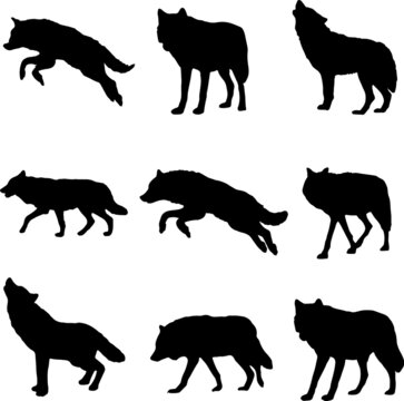 Wolf Silhouette Pack