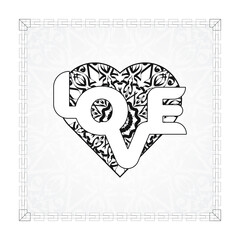 Mandala vector element round ornament decoration