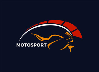 Motorsport Logo Design Template. Vector Logo Designs.