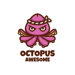 Illustration vector graphic of Octopus, good for logo design