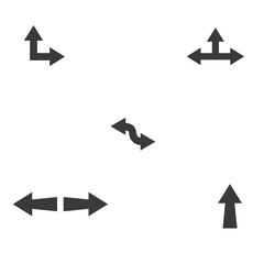 Arrow vector illustration icon Logo Template design