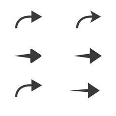 Arrow vector illustration icon Logo Template design