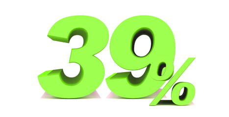 39 Percent off 3d Sign on White Background, Special Offer 39% Discount Tag, Sale Up to 39 Percent Off,big offer, Sale, Special Offer Label, Sticker, Tag, Banner, Advertising, offer Icon