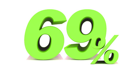 69 Percent off 3d Sign on White Background, Special Offer 69% Discount Tag, Sale Up to 69 Percent Off,big offer, Sale, Special Offer Label, Sticker, Tag, Banner, Advertising, offer Icon