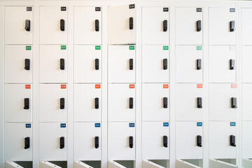 Small cupboards in corridor