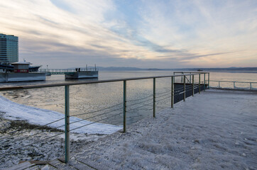 Obraz premium winter in city