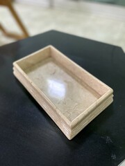 A decoration made of marble for the interior