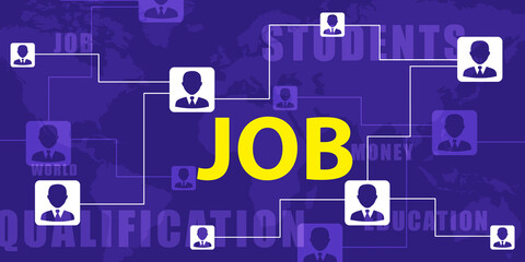 2d rendering . Job Concept 
