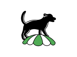 Dog Shop Logo Design Vector Illustration