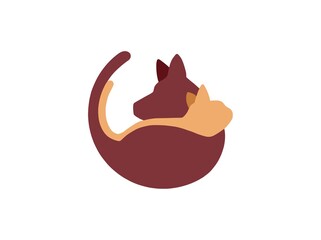 Cat and Dog Logo Design
