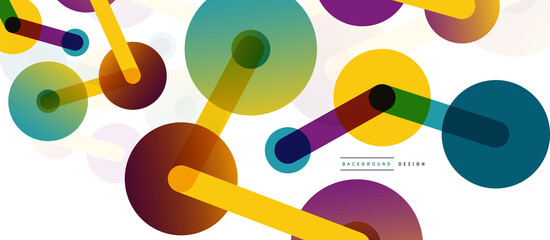 Network concept abstract background. Dots connection. Big data idea. Business template for wallpaper, banner, background or landing