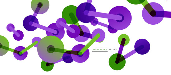 Network concept abstract background. Dots connection. Big data idea. Business template for wallpaper, banner, background or landing