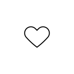 Heart outline icon