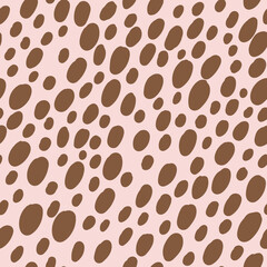 Abstract modern leopard seamless pattern. Animals trendy background. Color decorative vector stock illustration for print, card, postcard, fabric, textile. Modern ornament of stylized skin