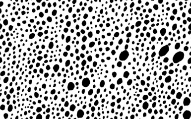 Abstract modern leopard seamless pattern. Animals trendy background. Black and white decorative vector stock illustration for print, card, postcard, fabric, textile. Modern ornament of stylized skin