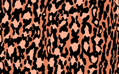 Abstract modern leopard seamless pattern. Animals trendy background. Color decorative vector stock illustration for print, card, postcard, fabric, textile. Modern ornament of stylized skin